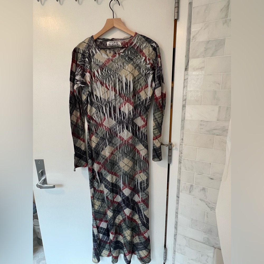 Yoshiki Hishinuma Artistic Patterned Long Dress - Picture 1 of 8